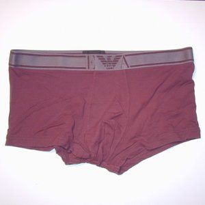 EMPORIO ARMANI TRUNKS - BURGUNDY (Size:LARGE)